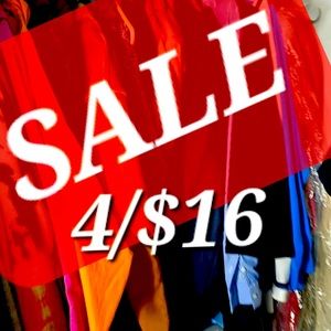 ✅🛍️ 4/$16 Shop Clearance